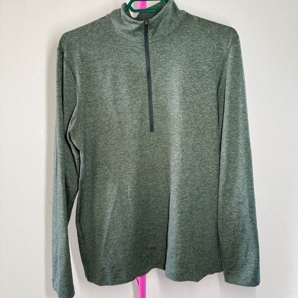Lululemon Soft Jersey Half Zip Sweatshirt - Green